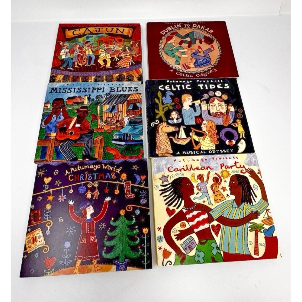Putumayo Presents Music CDs Lot Of 6 Compact Discs World Music